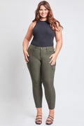 Pantalones cargo pitillo hiperelásticos Plus para mujer
