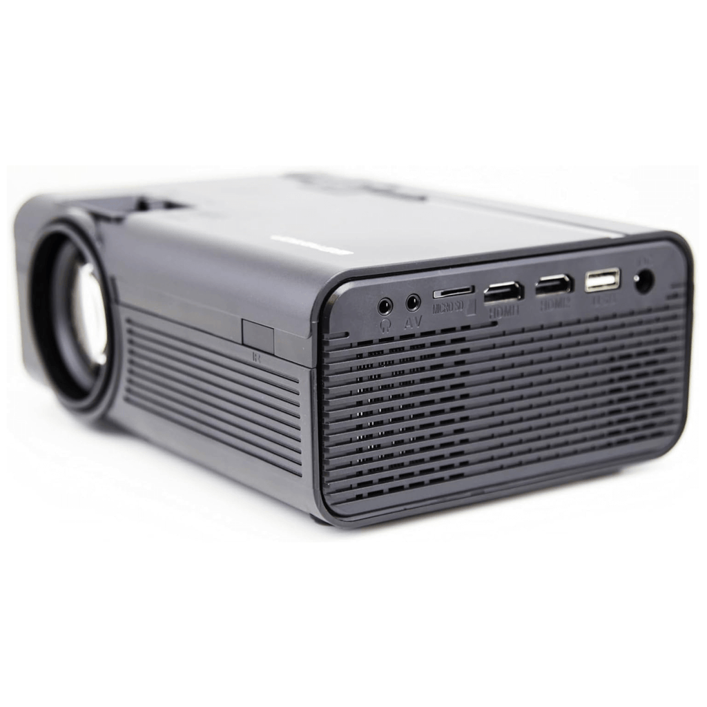 Proyector LCD de cine en casa Emerson de 150" con altavoz integrado