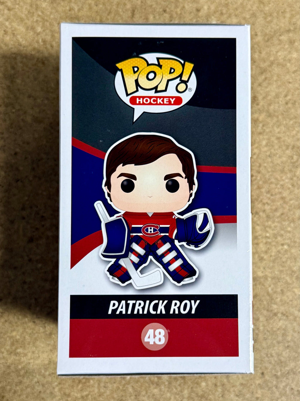 Funko Pop! Exclusivo #48 de Patrick Roy de los Montreal Canadiens de la NHL Autografiado con COA de JSA