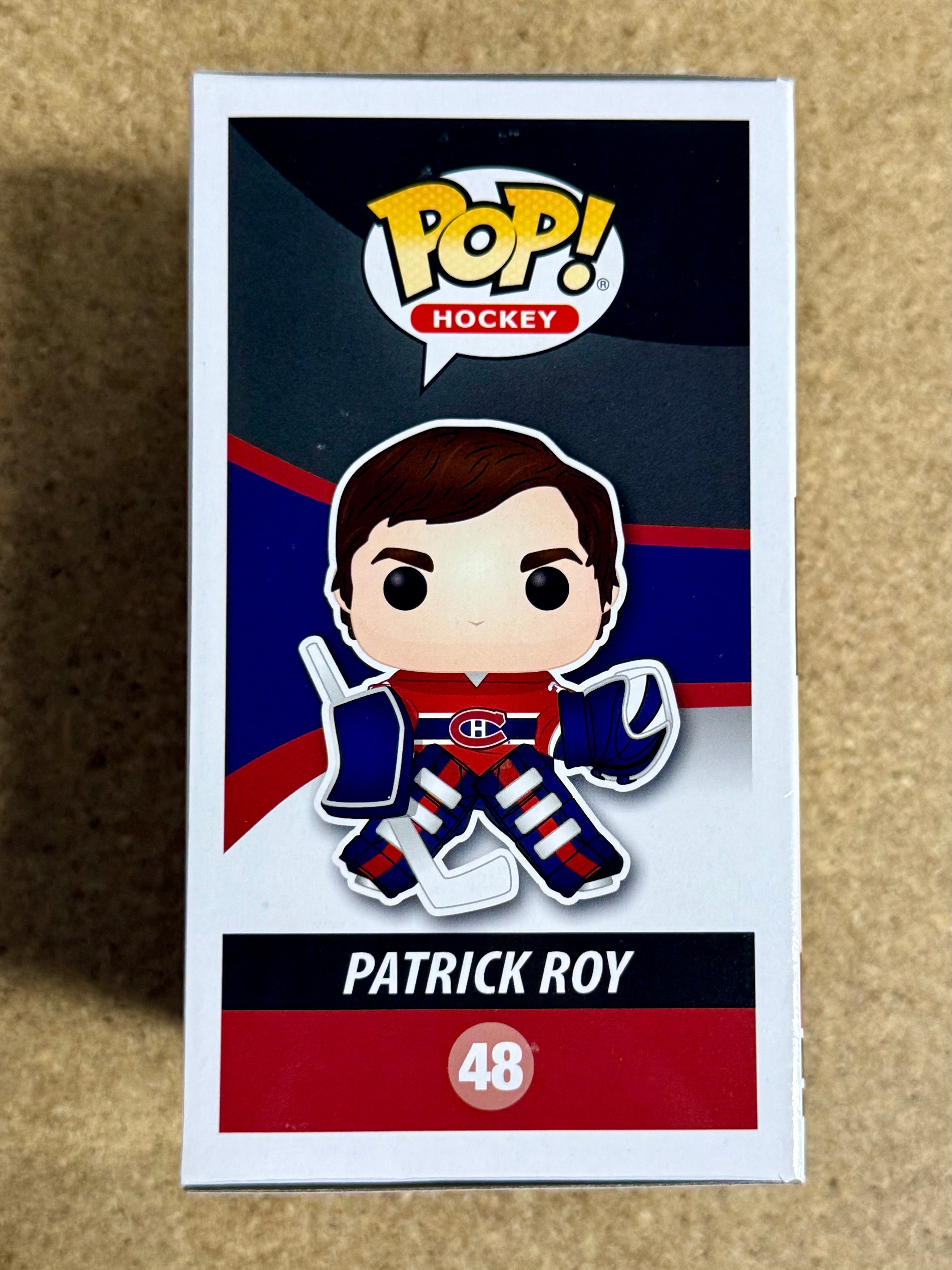 Funko Pop! Exclusivo #48 de Patrick Roy de los Montreal Canadiens de la NHL Autografiado con COA de JSA