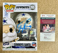 Tony Romo Firmó NFL Santa Dallas Cowboys Exclusivo Funko Pop! #265 JSA COA LEER