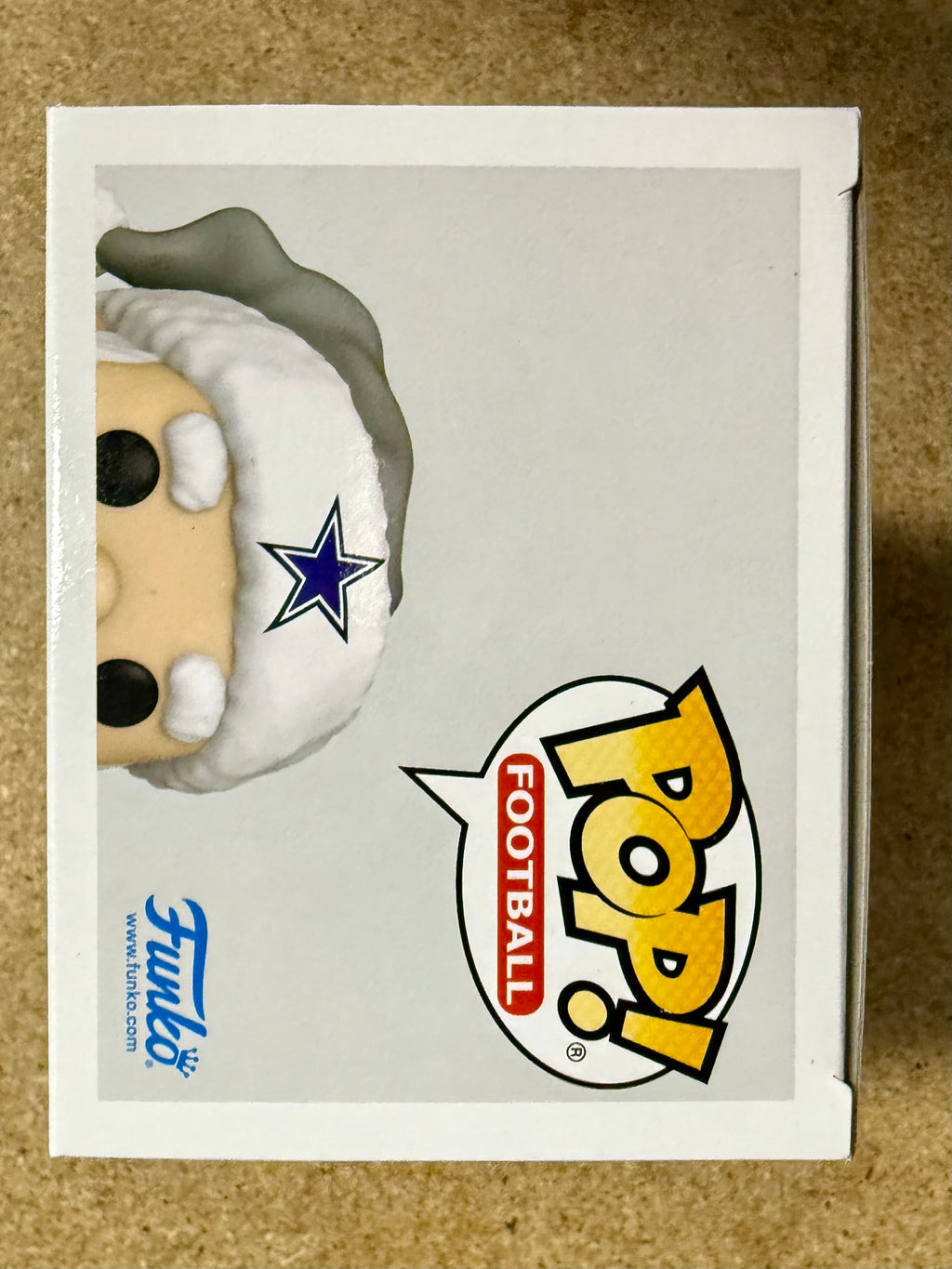 Tony Romo Firmó NFL Santa Dallas Cowboys Exclusivo Funko Pop! #265 JSA COA LEER