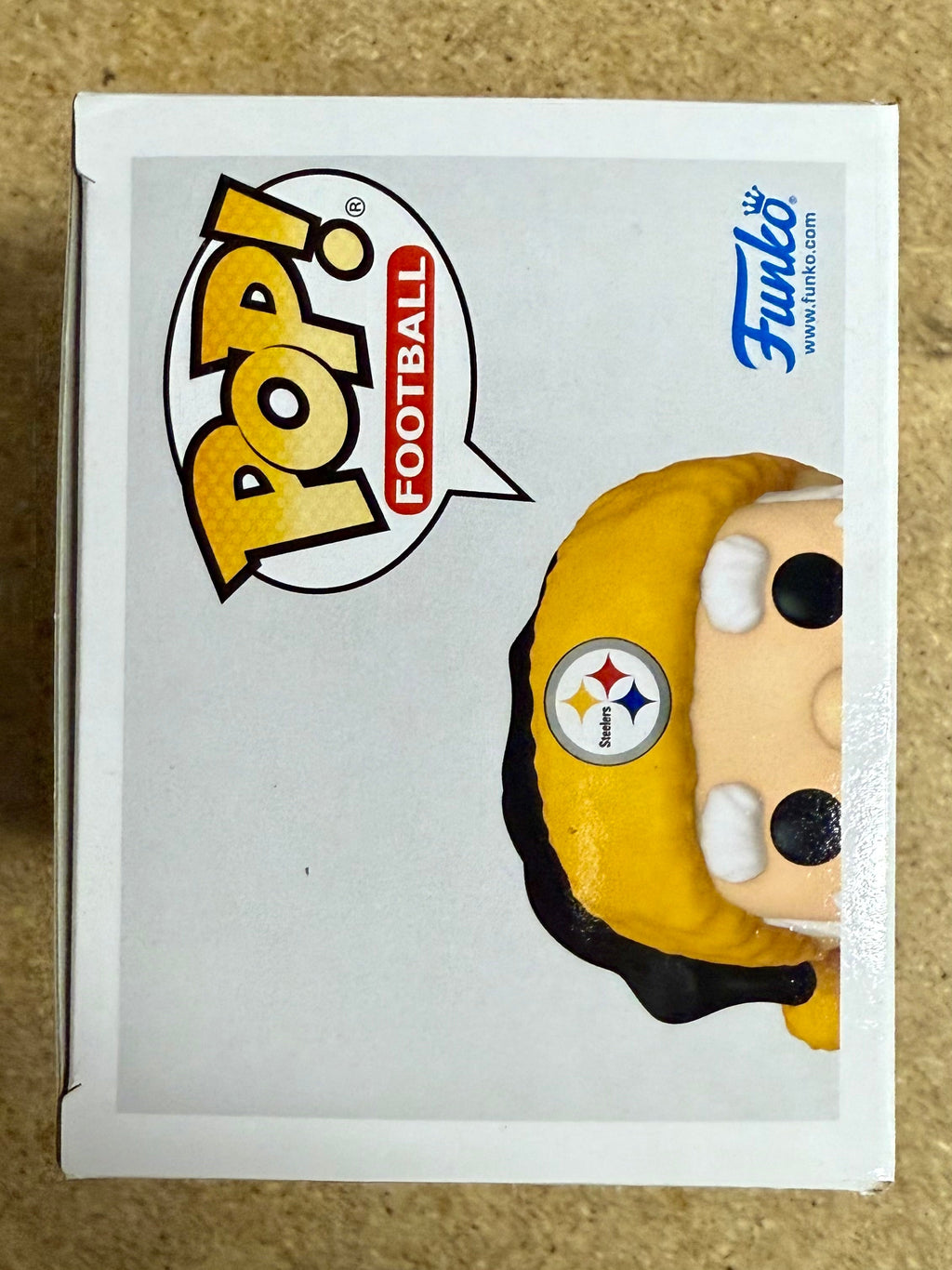 Brett Keisel Funko Pop! de Papá Noel de los Pittsburgh Steelers de la NFL firmado #287 con COA de JSA