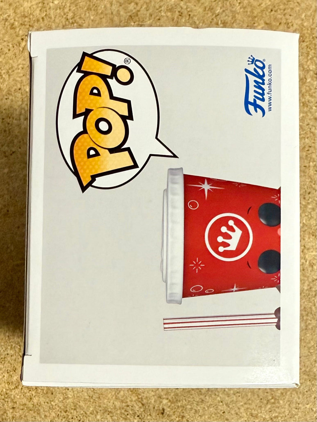 Geena Davis Funko Pop! firmado Vaso de refresco de cine n.º 200 con certificado JSA