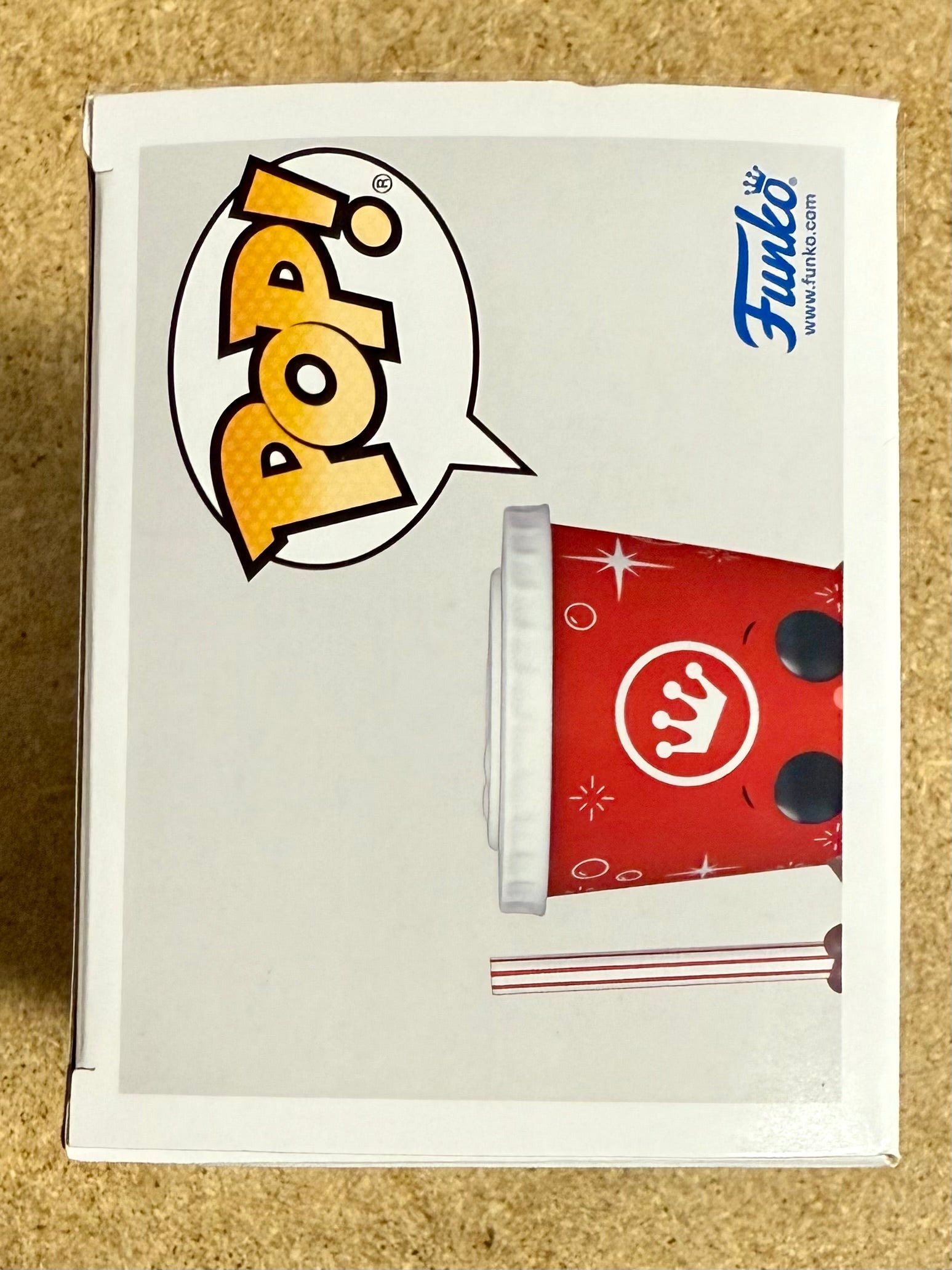 Geena Davis Funko Pop! firmado Vaso de refresco de cine n.º 200 con certificado JSA