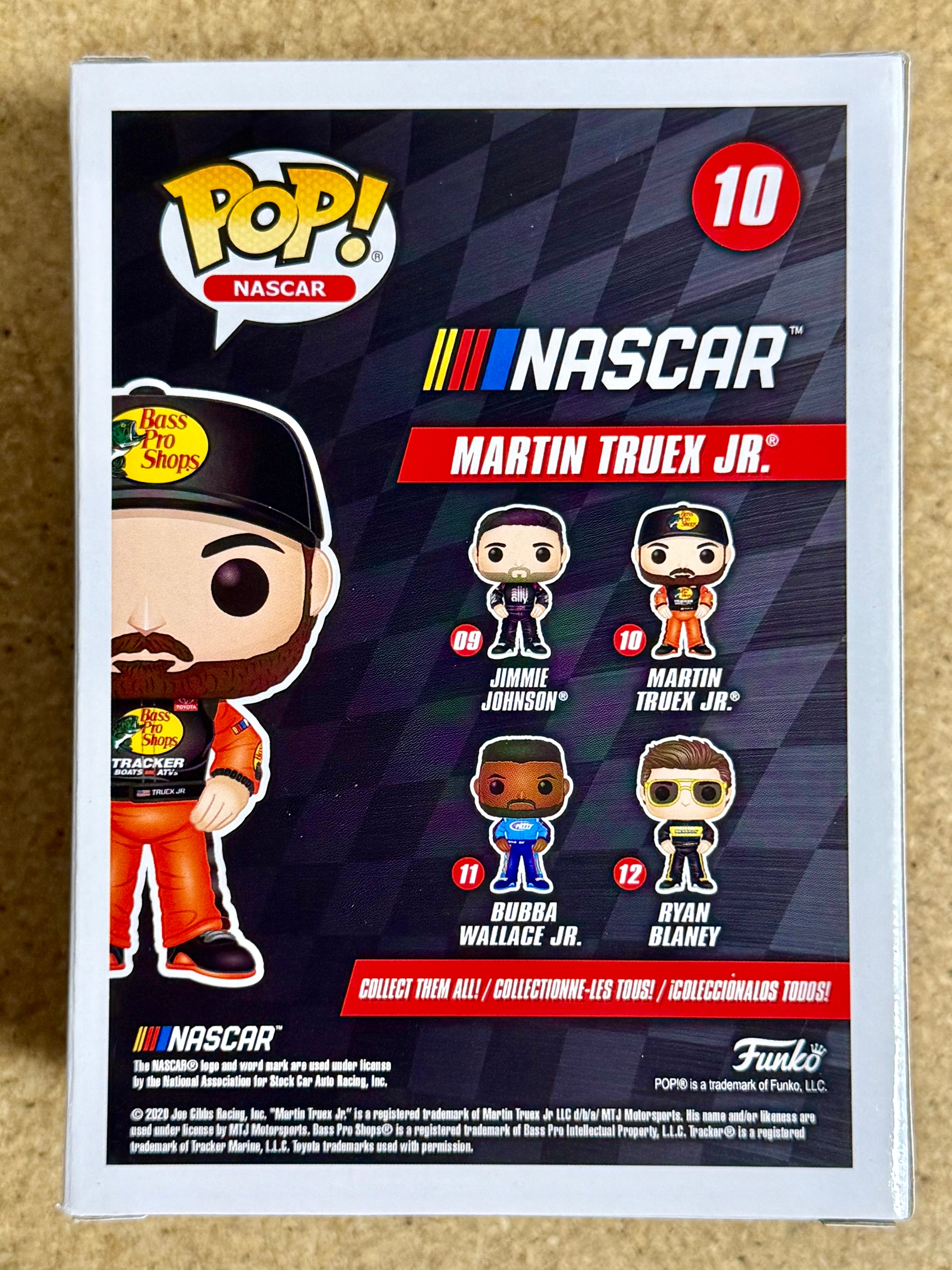 Funko Pop! NASCAR Martin Truex Jr. #10 Piloto de carreras Bass Pro Shop 2020
