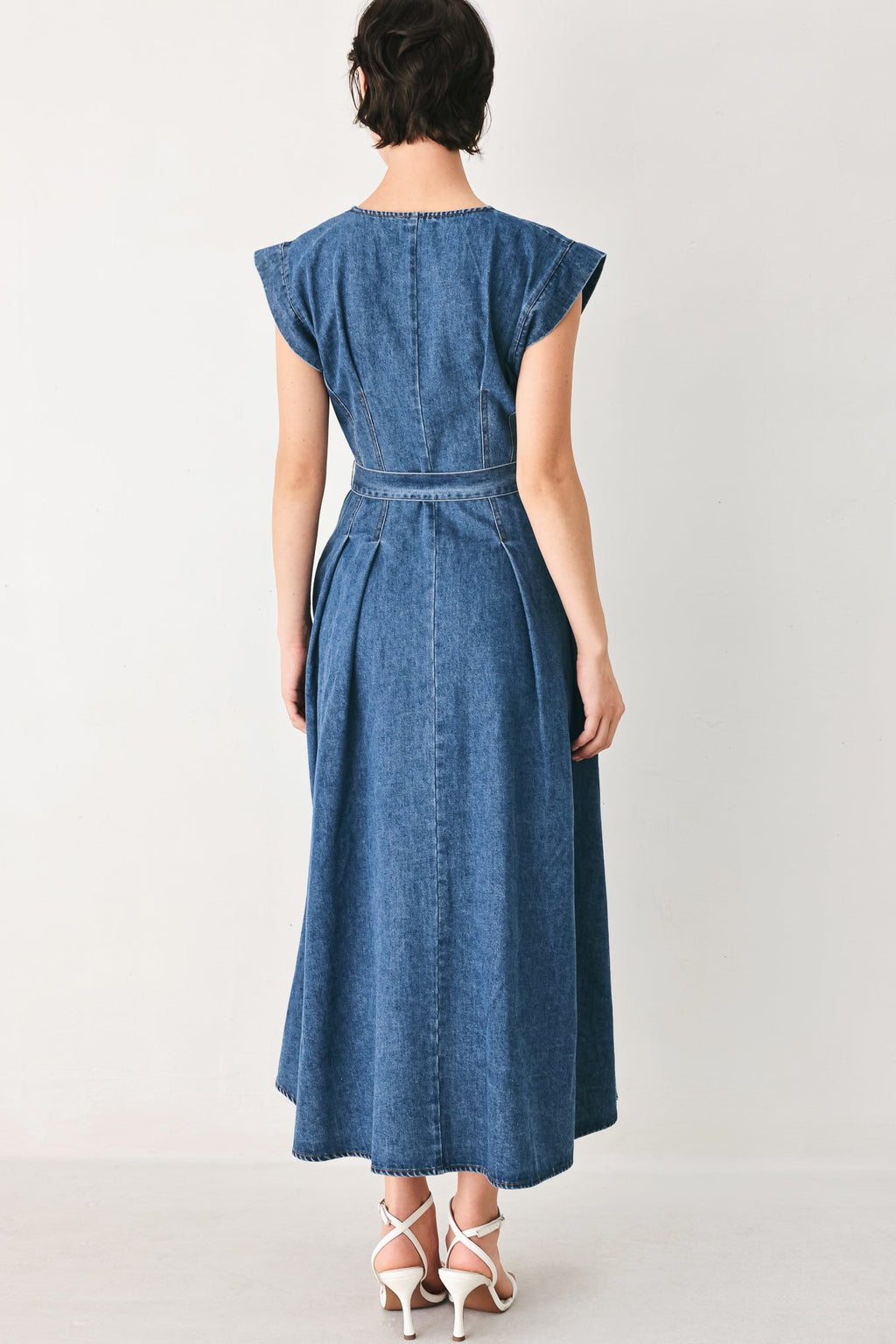 DAYDREAM DENIM MIDI DRESS
