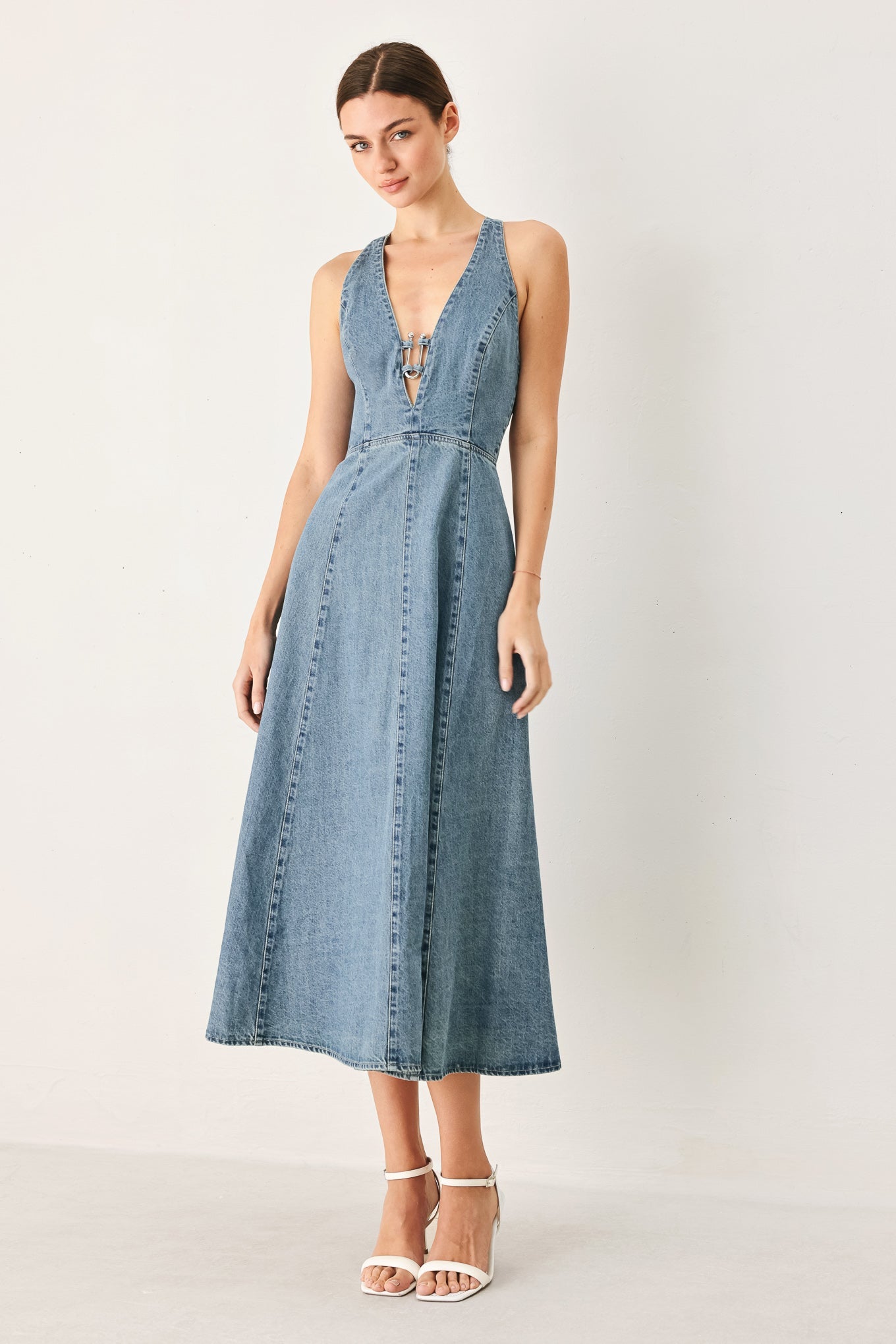 VESTIDO MIDI VAQUERO SUNDAY MUSE