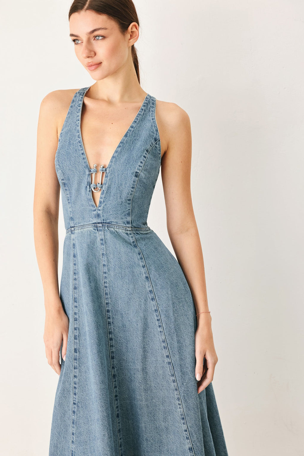 VESTIDO MIDI VAQUERO SUNDAY MUSE