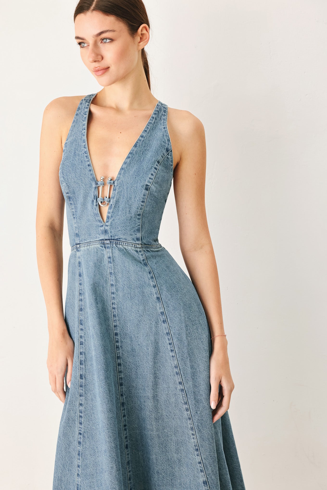 VESTIDO MIDI VAQUERO SUNDAY MUSE