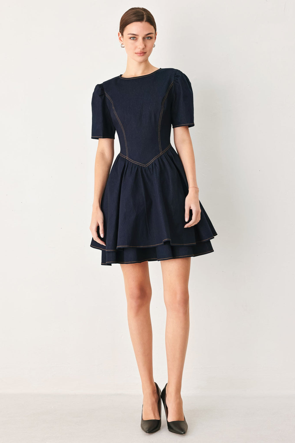 MINIVESTIDO VAQUERO AZUL ÍNDIGO DULCE