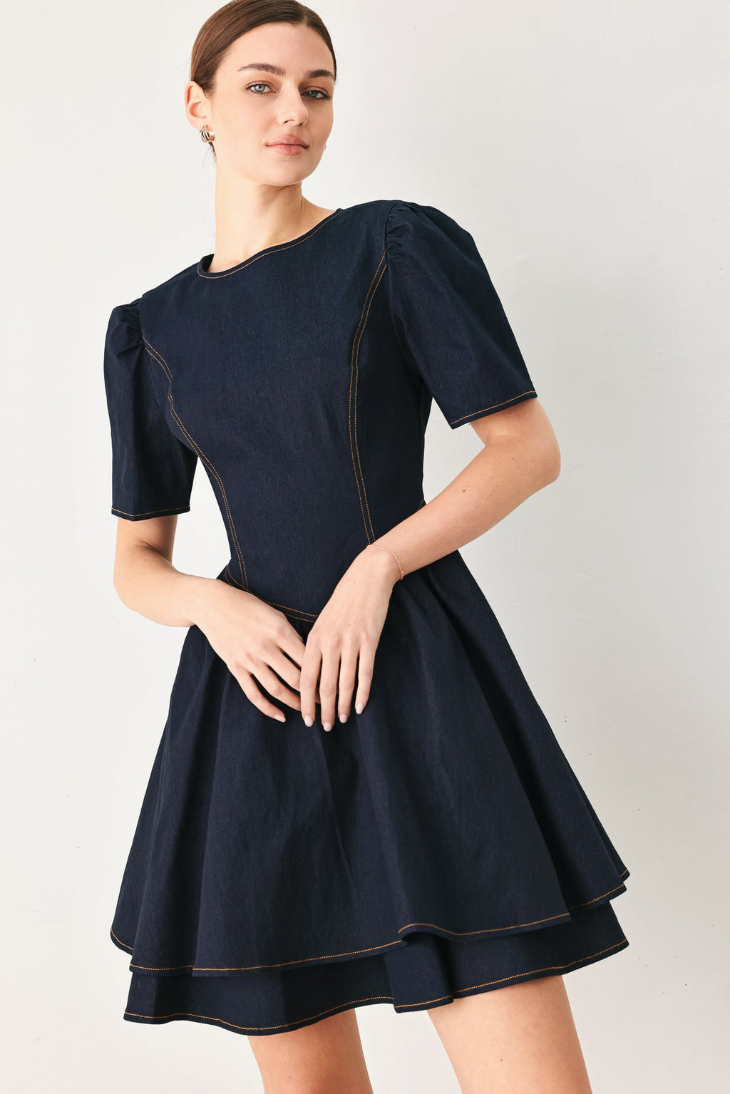 MINIVESTIDO VAQUERO AZUL ÍNDIGO DULCE