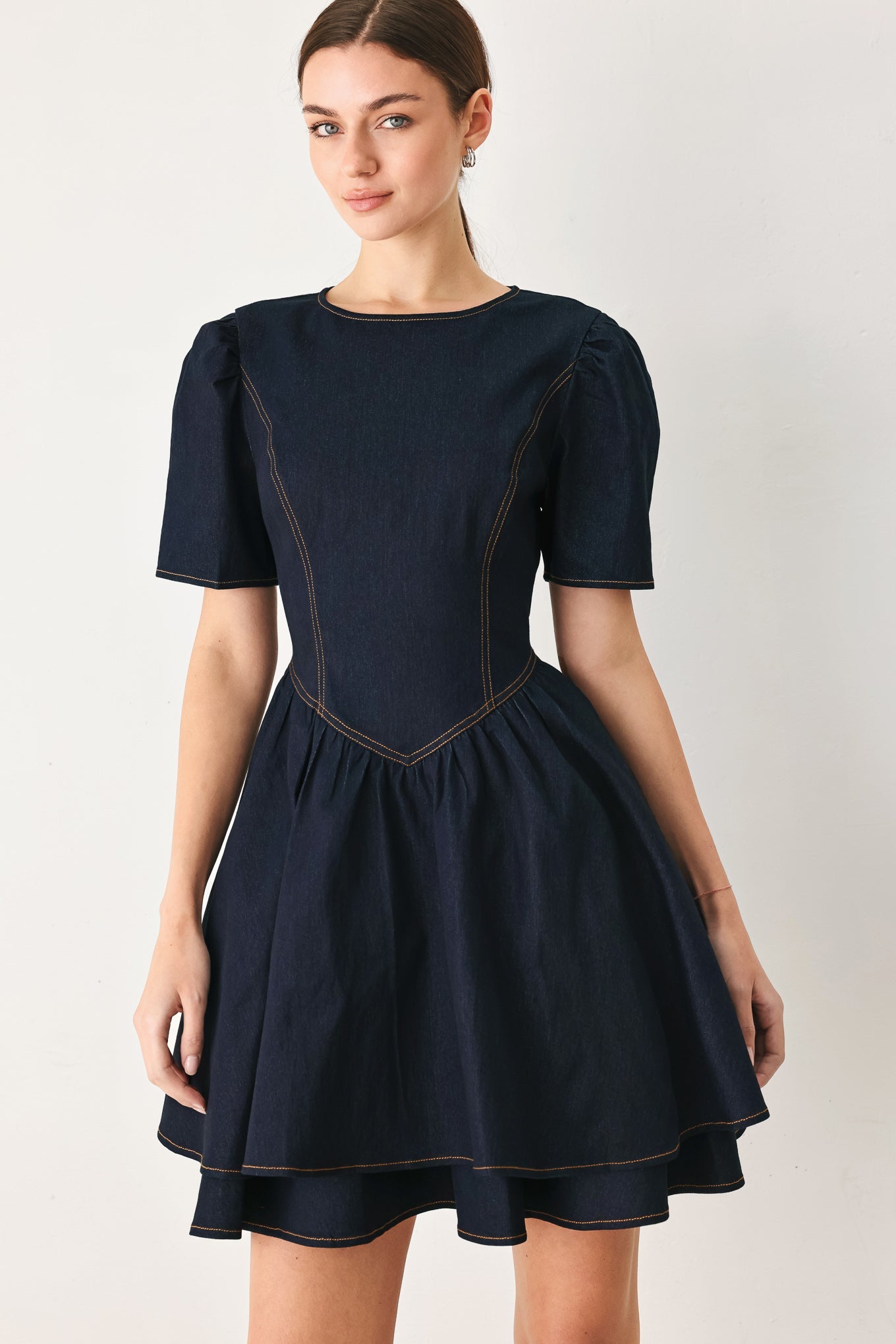 MINIVESTIDO VAQUERO AZUL ÍNDIGO DULCE