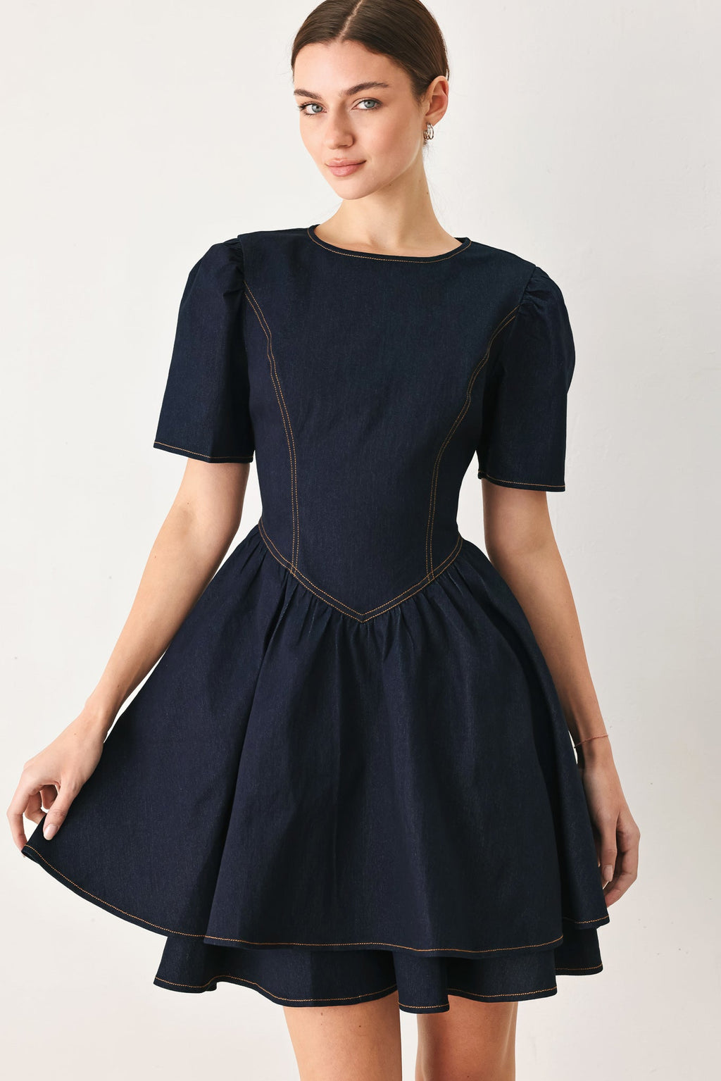 MINIVESTIDO VAQUERO AZUL ÍNDIGO DULCE