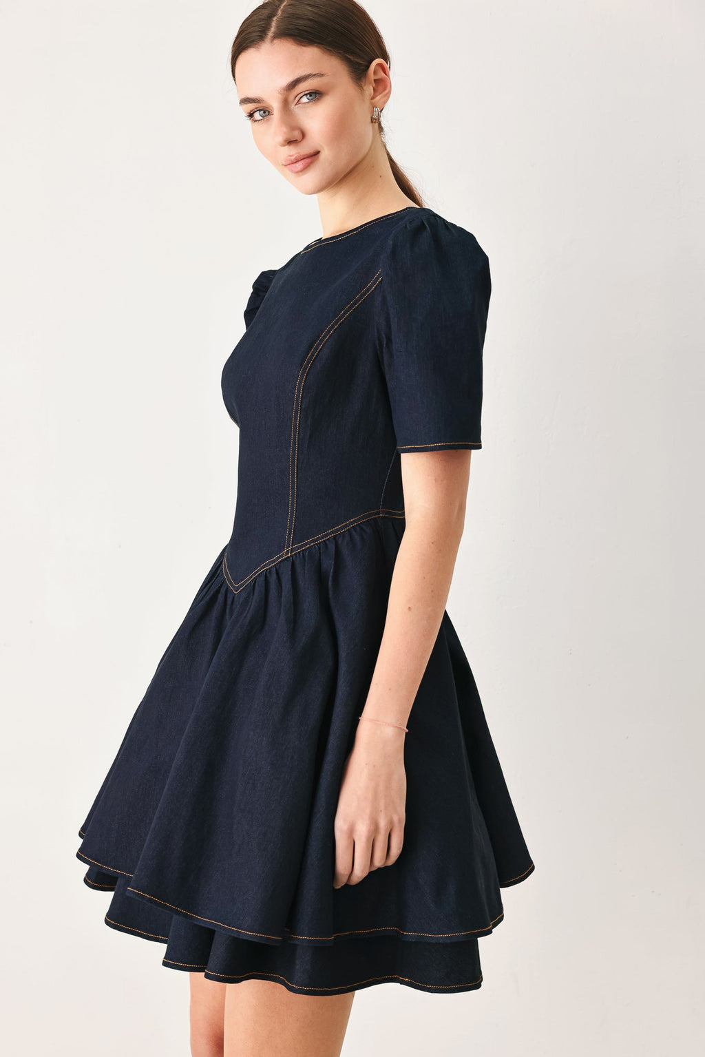 MINIVESTIDO VAQUERO AZUL ÍNDIGO DULCE