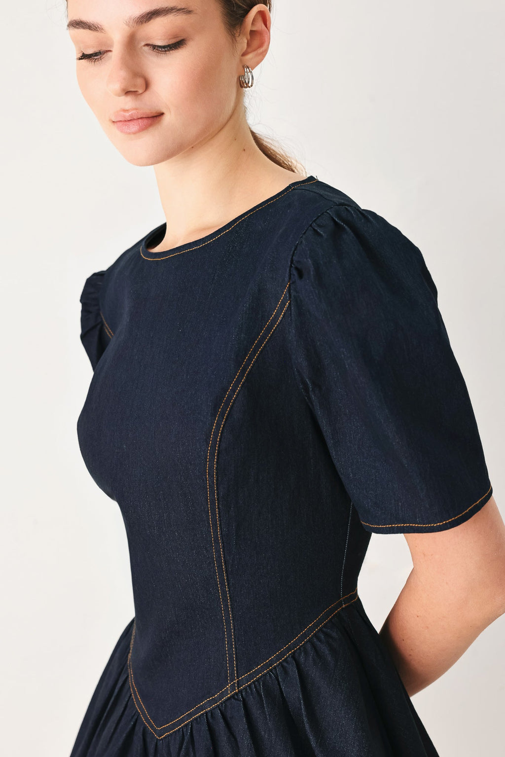 MINIVESTIDO VAQUERO AZUL ÍNDIGO DULCE