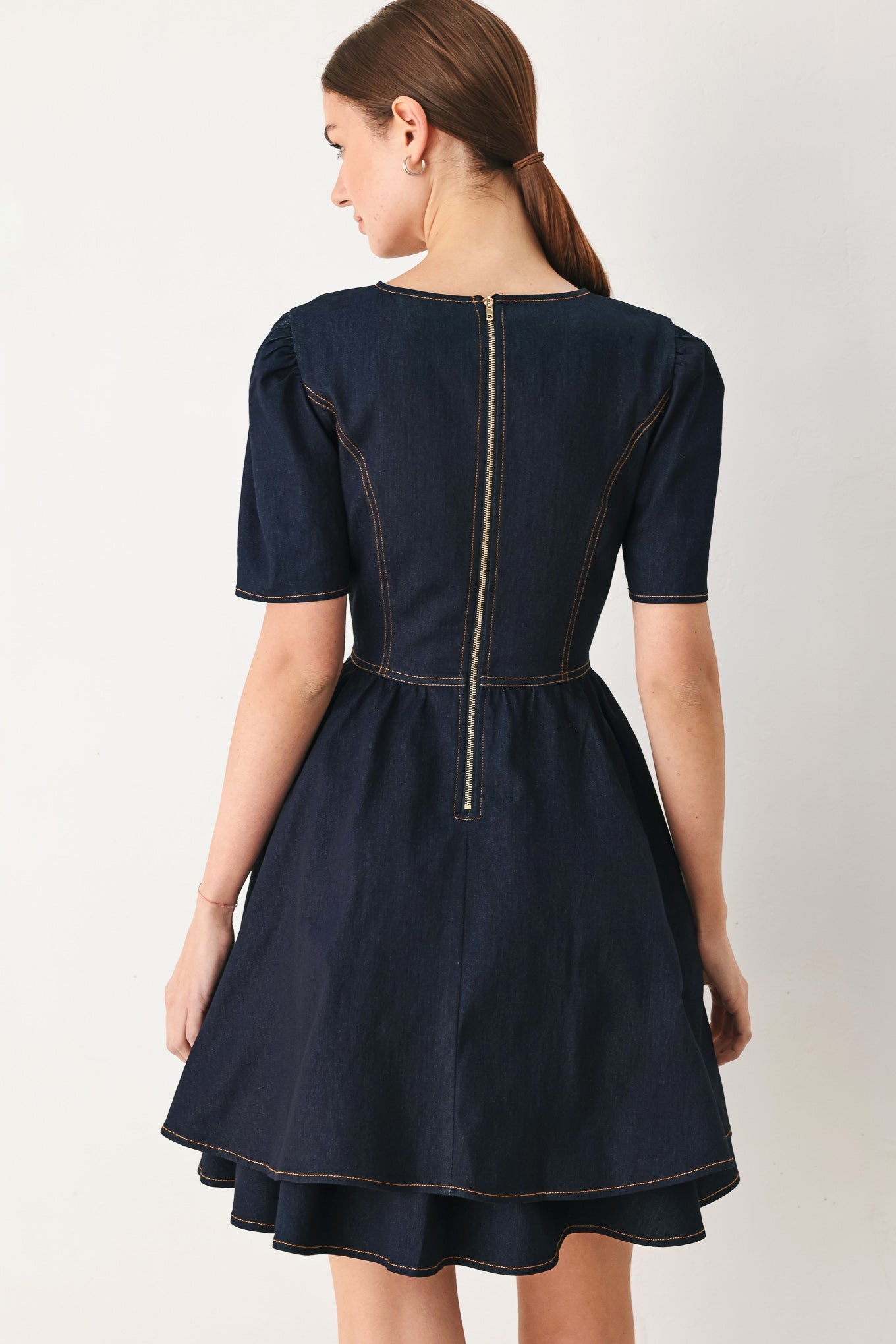 MINIVESTIDO VAQUERO AZUL ÍNDIGO DULCE