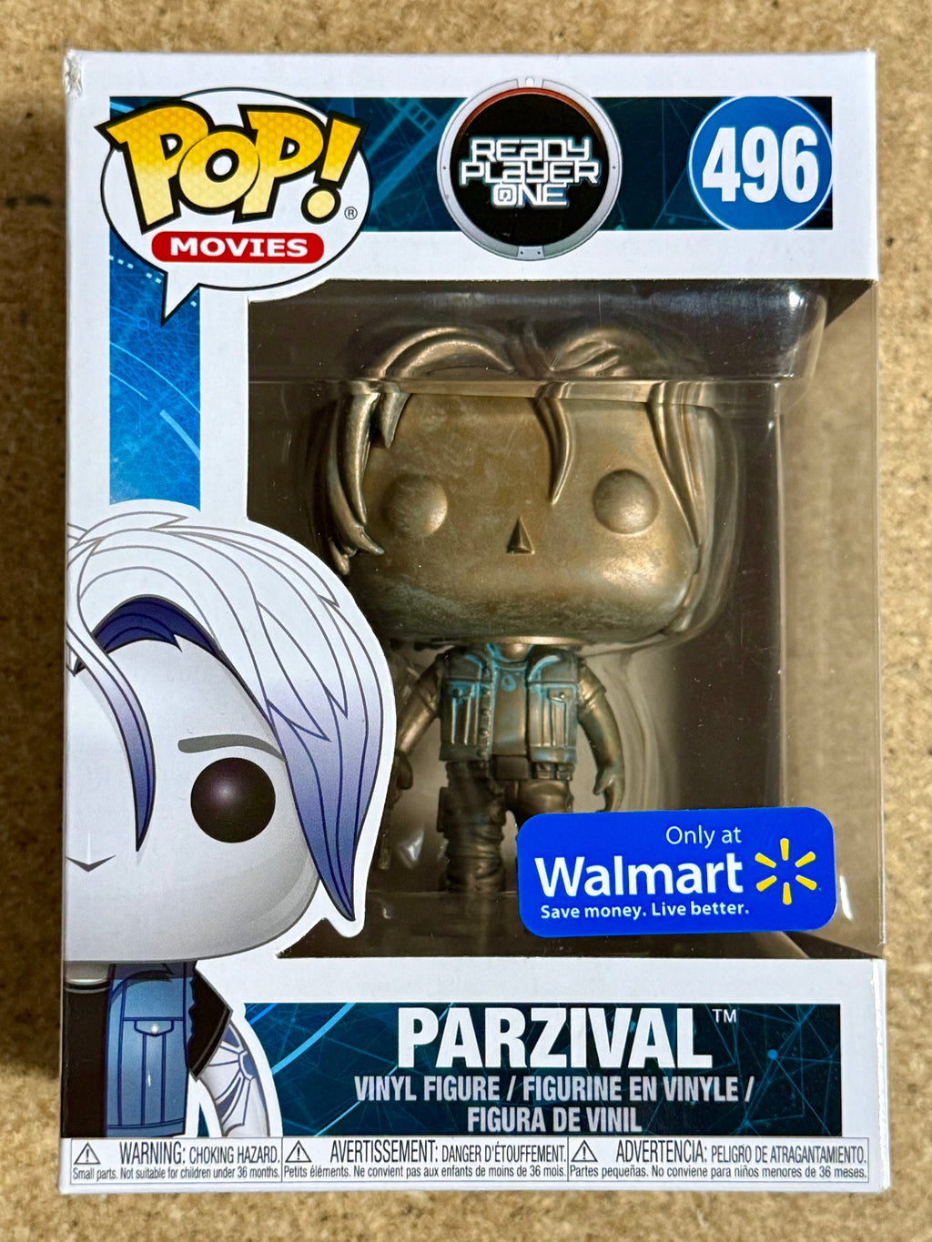Funko Pop! Movies Parzival (Antique) #496 Ready Player One 2018 Vaulted Exclusive
