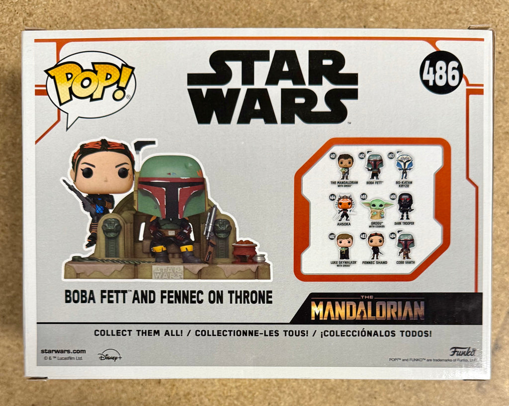 Funko Pop! Momentos de Televisión Boba Fett y Fennec en el Trono #486 Star Wars 2021