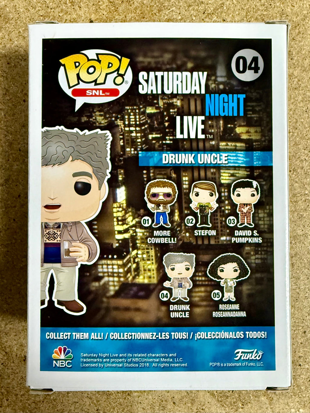 Bobby Moynihan Autografiado SNL Saturday Night Live Drunk Uncle Funko Pop! #04 JSA COA