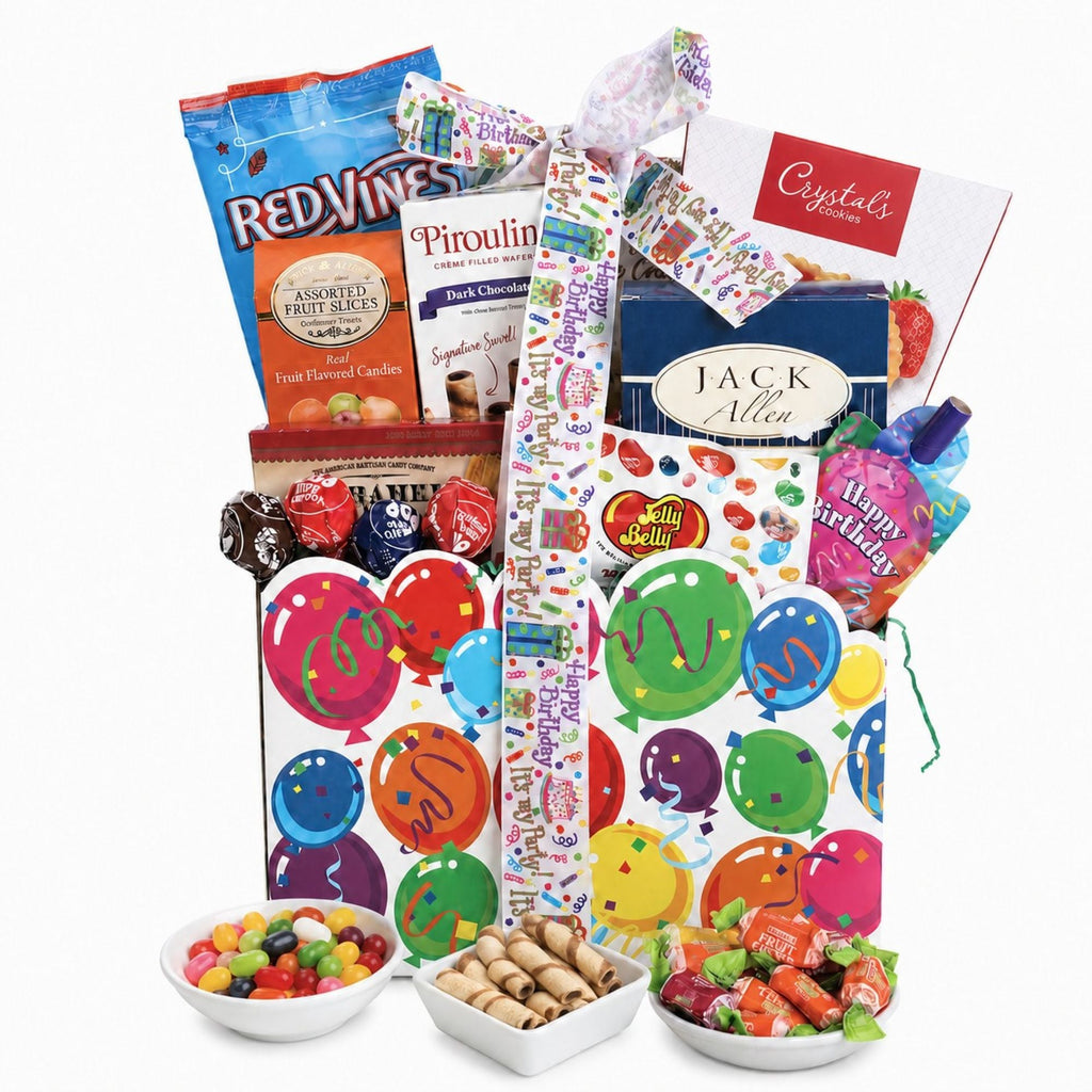 Let’s Celebrate! Birthday Treats Gift Basket