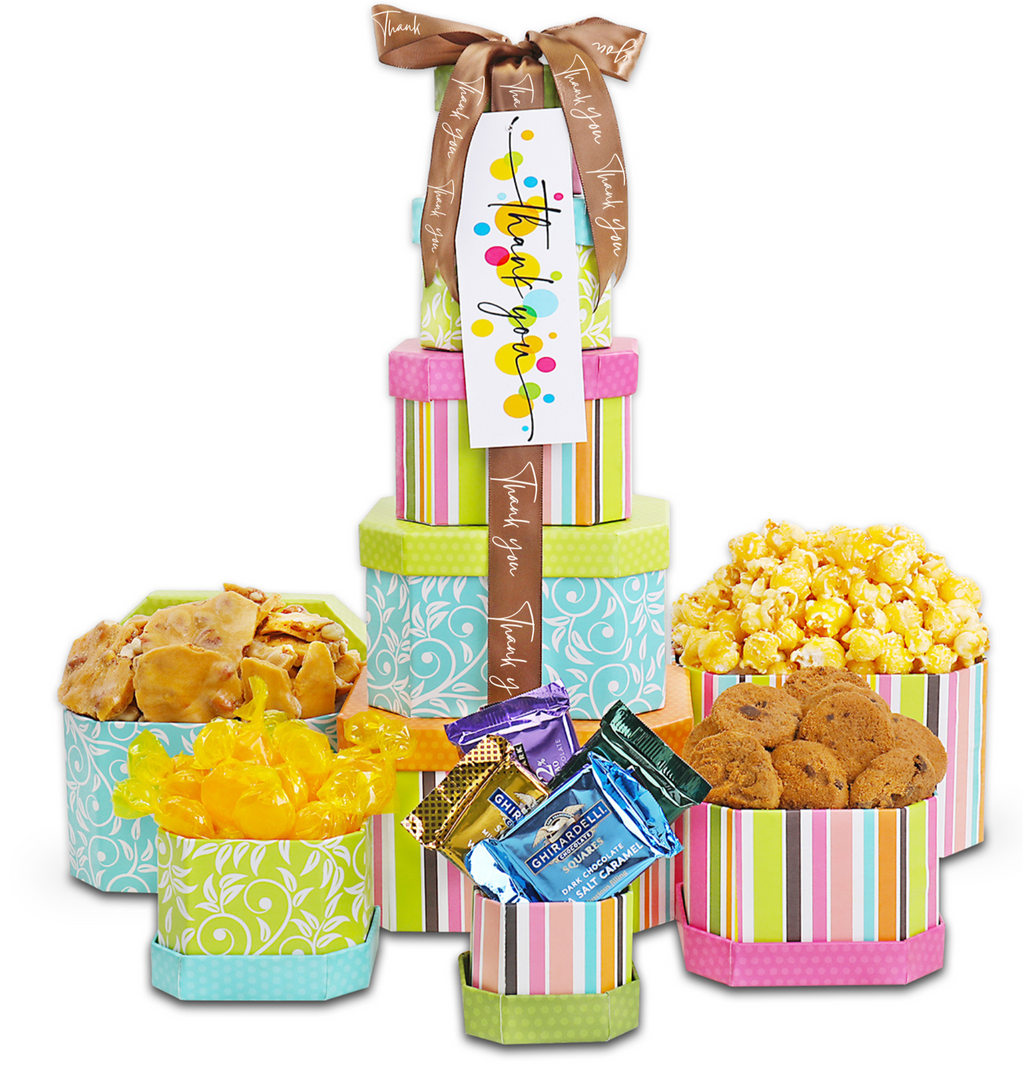 Torre de Regalo Dulces de Agradecimiento