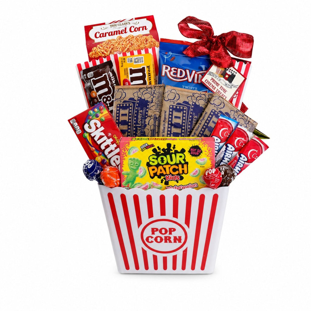 Cesta de regalo definitiva para la noche de cine