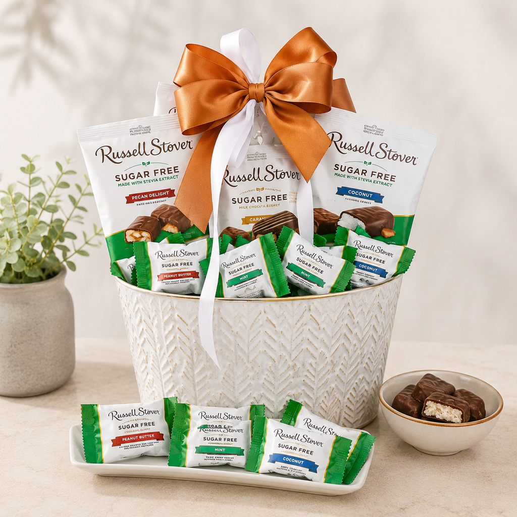 Russell Stover Sugar Free Chocolate Gift Basket