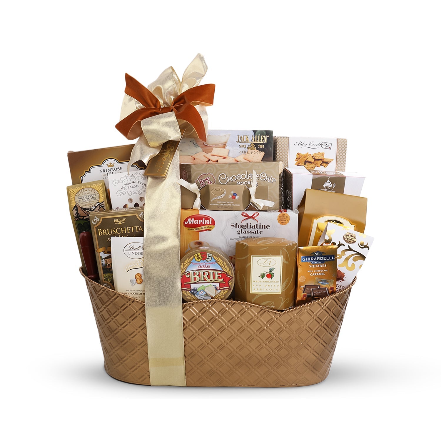 Cesta de regalo corporativa VIP dulce y salada
