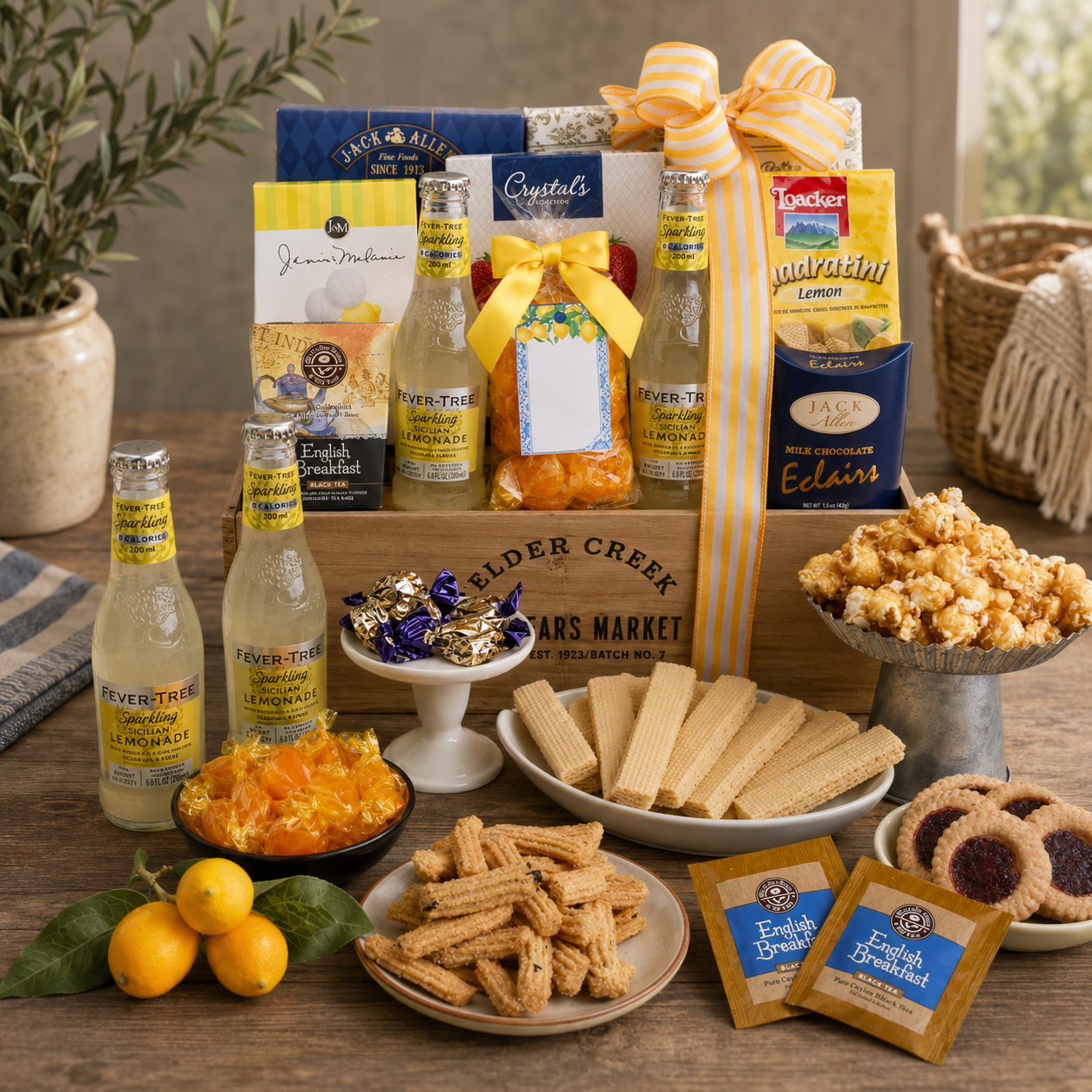 Cesta de regalo de verano "Sunshine is for Lemonade"