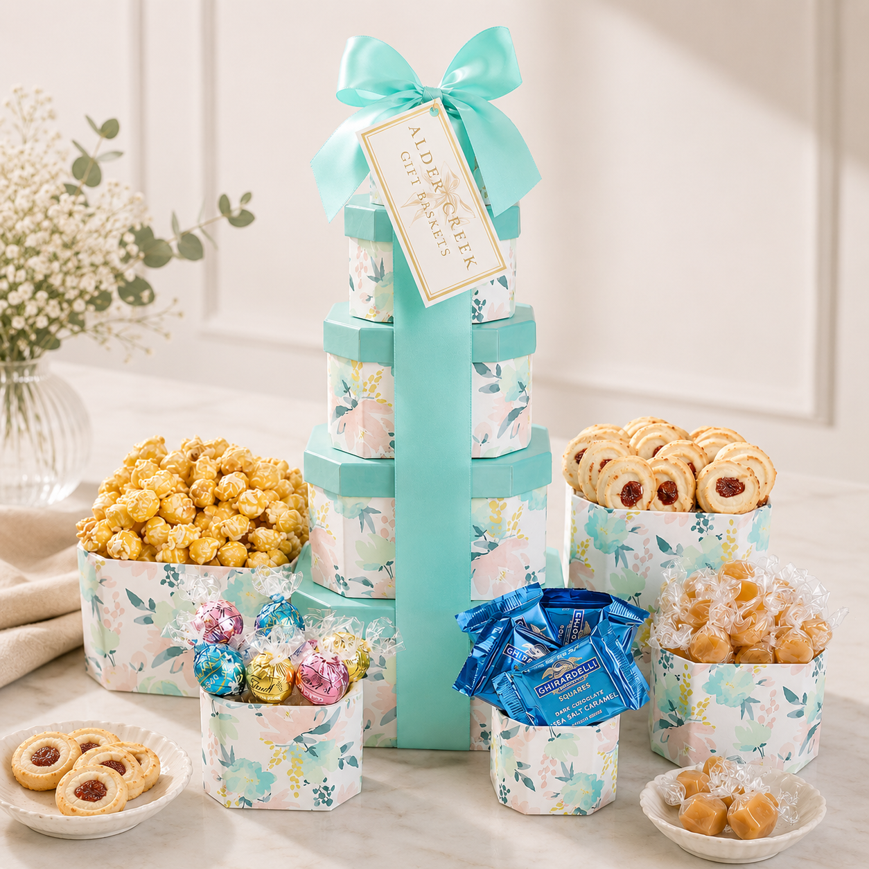 Torre de regalos Dulces de verano