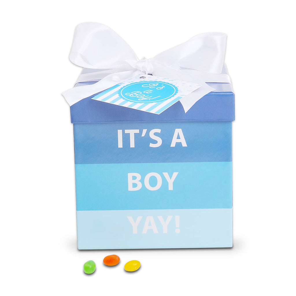 Cesta de regalo para bebé recién nacido: ¡Es un niño!