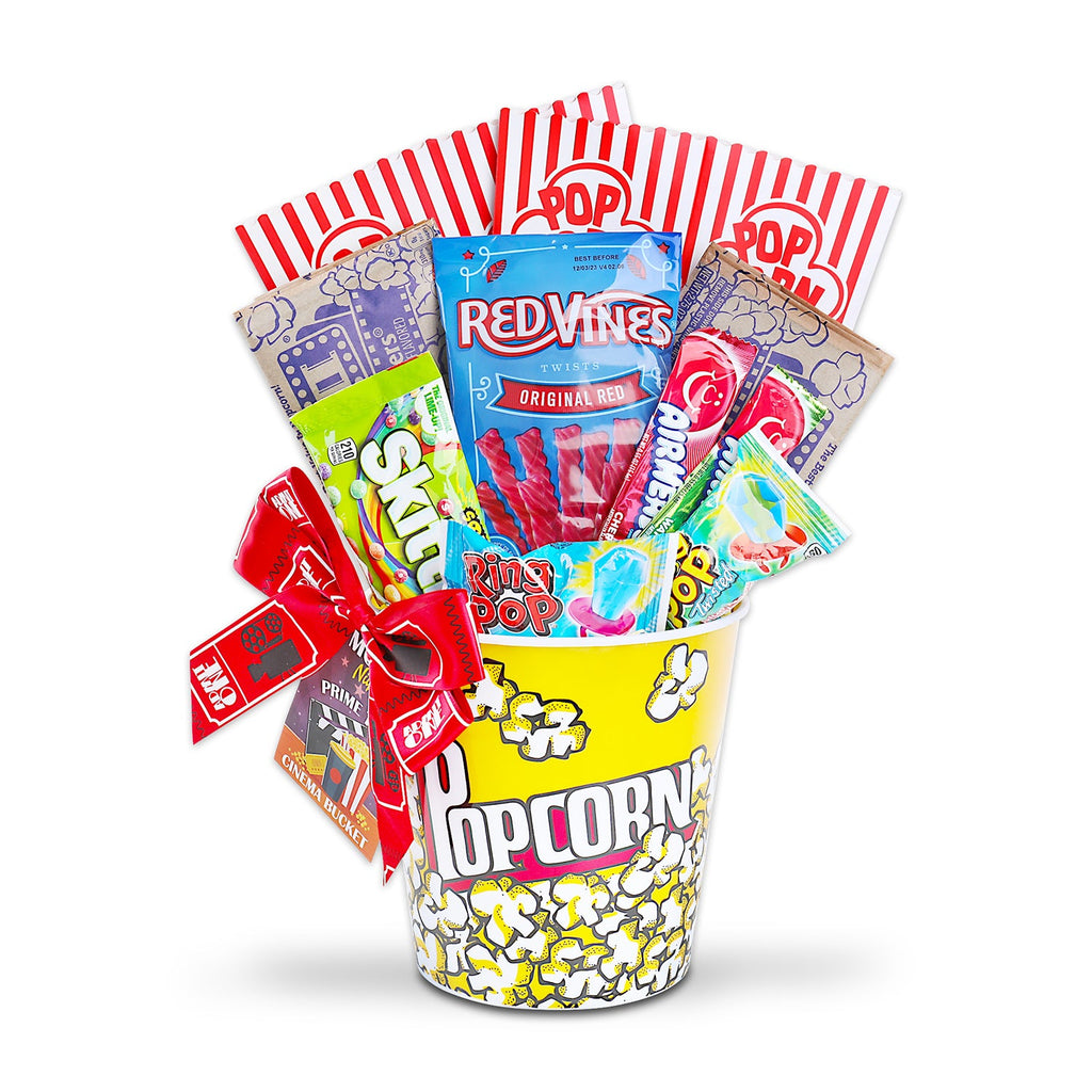 Cesta de regalo: Noche de cine "Pop"ular