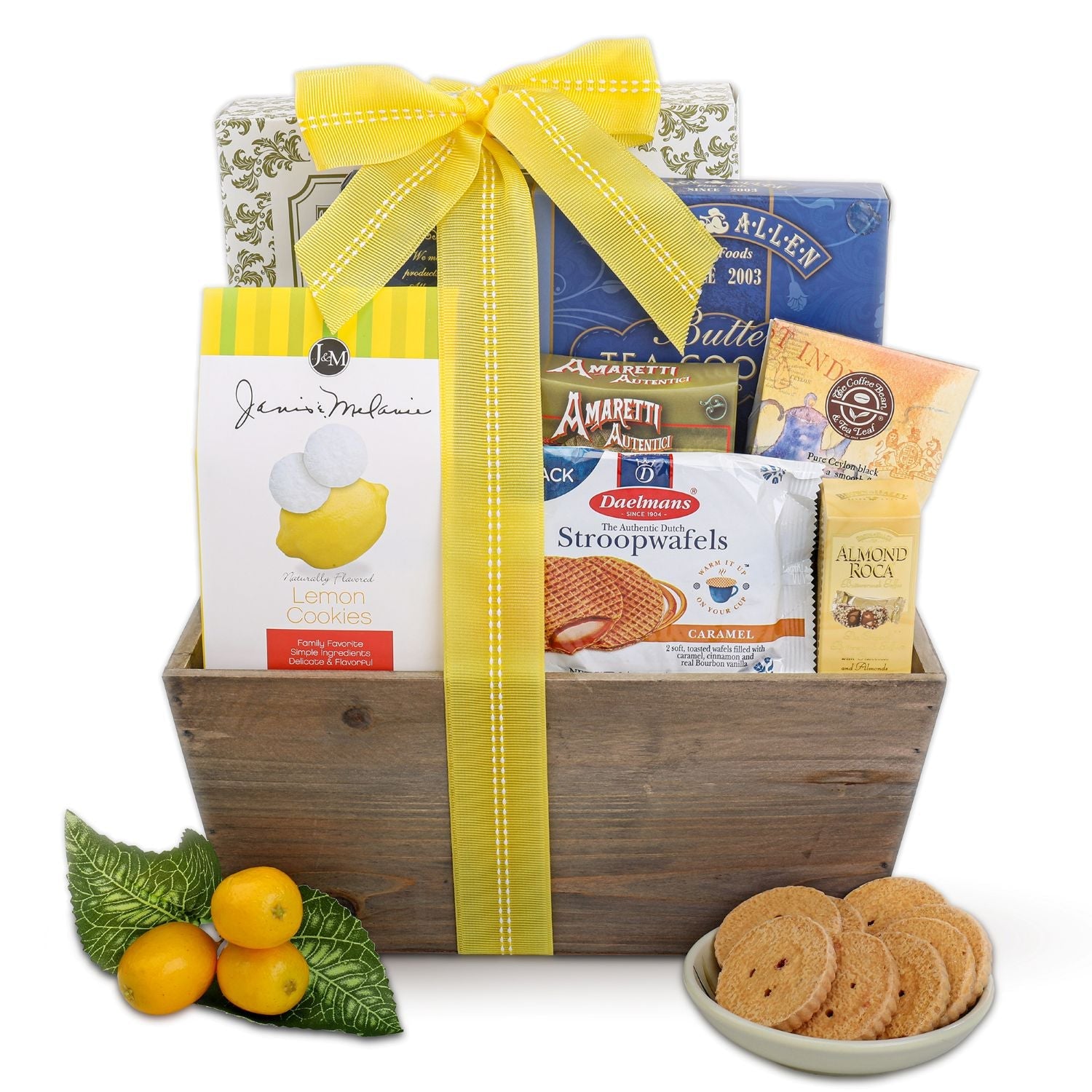 Bolsa de Regalo de Verano Galletas Lemon Breeze y Té