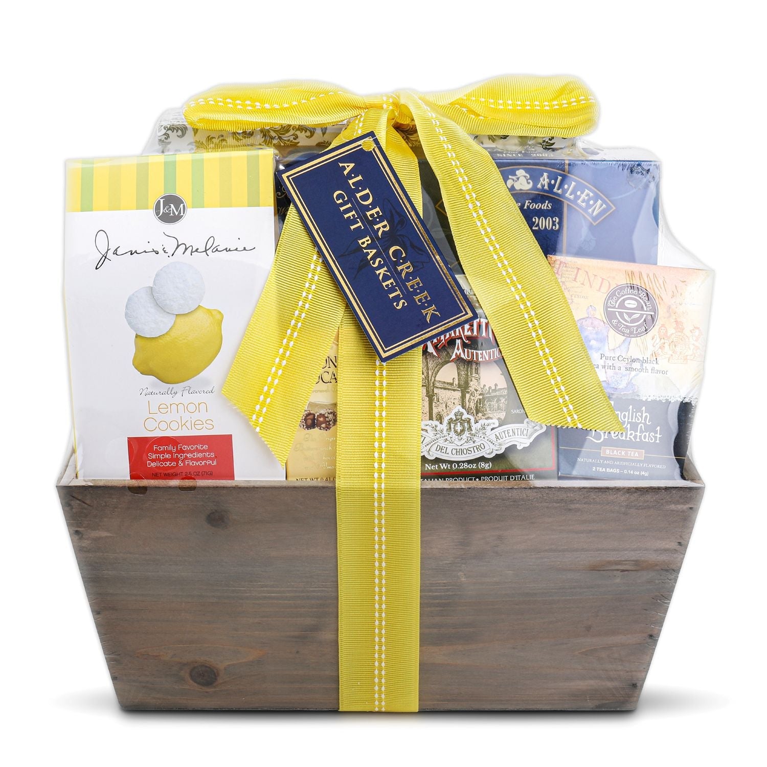 Bolsa de Regalo de Verano Galletas Lemon Breeze y Té