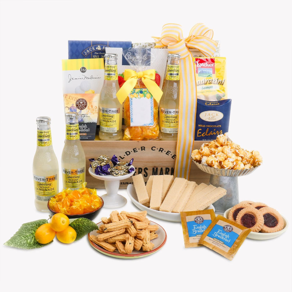 Cesta de regalo de verano "Sunshine is for Lemonade"