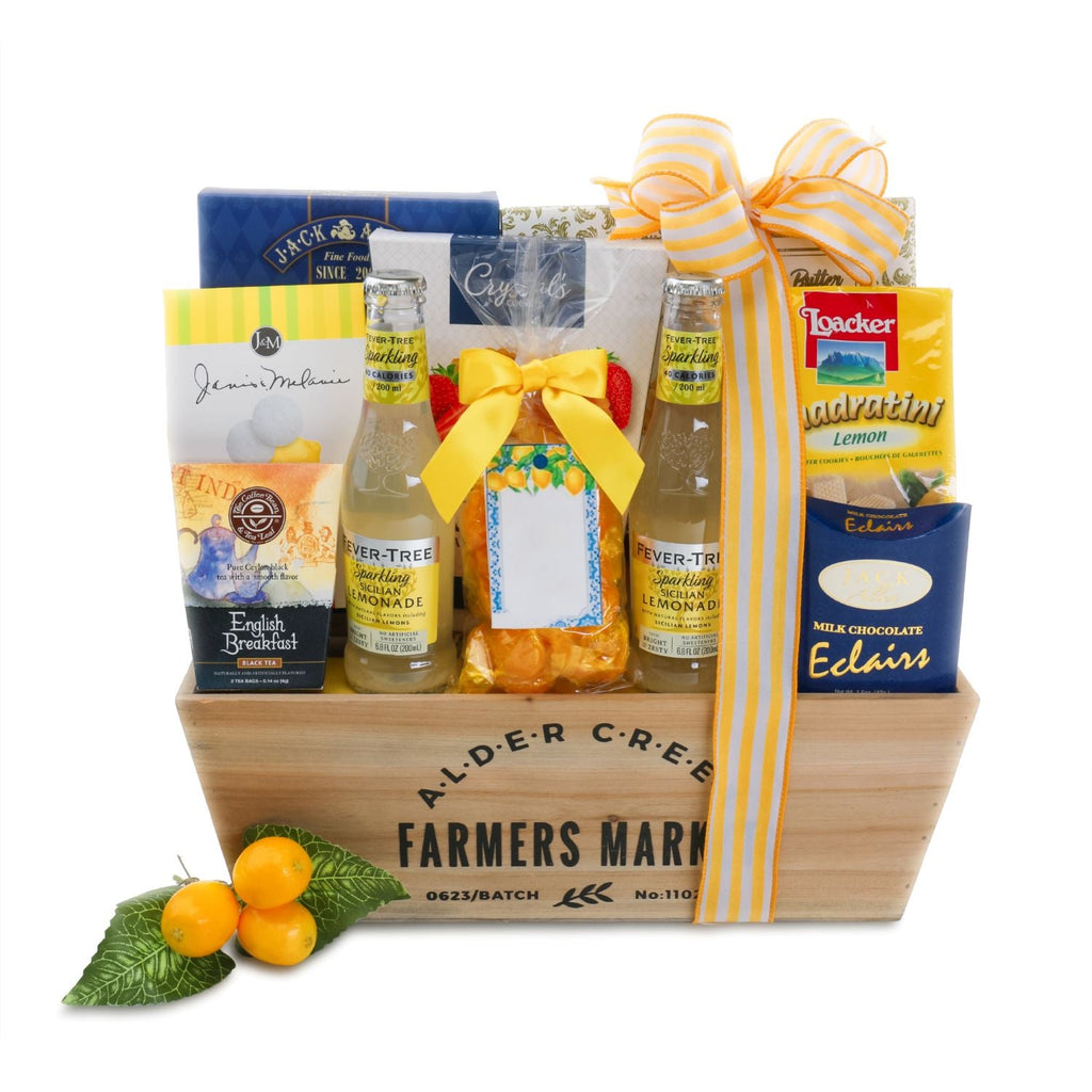 Cesta de regalo de verano "Sunshine is for Lemonade"