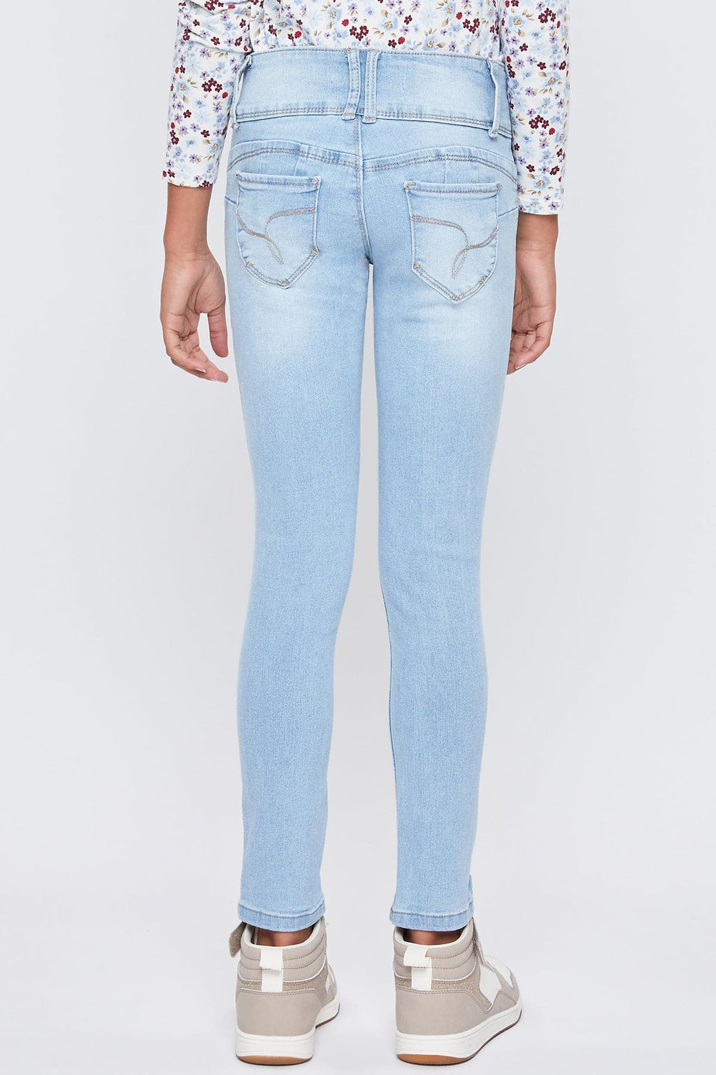 Girls Sustainable WannaBettaFit 3-Button Skinny Jeans