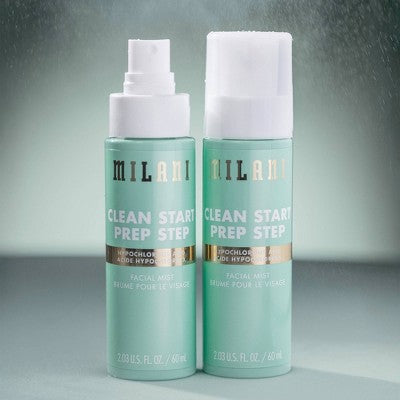 Milani Clean Start Prep Step Spray Facial de Ácido Hipocloroso 2.03 fl oz - Nuevo