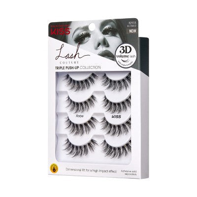 KISS Products Pestañas Postizas Lash Couture 3D Volume Robe 4 unidades - Nuevo