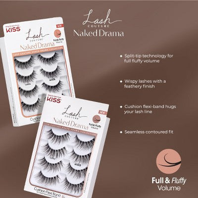 KISS Products Pestañas Postizas Lash Couture Naked Drama Ruffle 4u - Caja Imperfecta