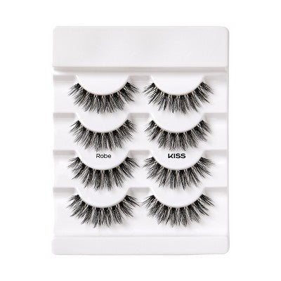 KISS Products Pestañas Postizas Lash Couture 3D Volume Robe 4 unidades - Nuevo