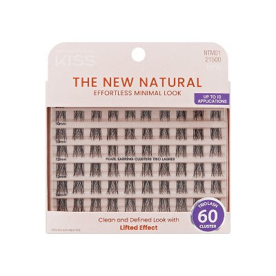 KISS Products El Nuevo Multipack de Pestañas Postizas Natural Trio 60 unidades - Caja Imperfecta