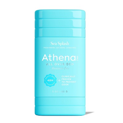 Desodorante sólido para todo el cuerpo Athena Club Sea Splash 3 oz - Envase imperfecto
