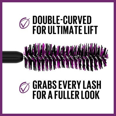 Maybelline Falsies Lash Lift Máscara de Pestañas Voluminizadora y Alargadora Blackest Black 0.32 fl oz - Nueva