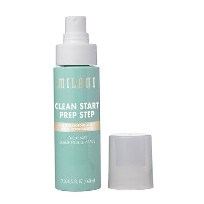 Milani Clean Start Prep Step Spray Facial de Ácido Hipocloroso 2.03 fl oz - Nuevo