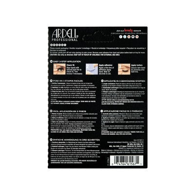 Ardell Professional Natural 110 Pestañas Multipack Negro 6ud - Caja Imperfecta