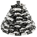 Graduation Mints Black and White 220ct – Individually Wrapped Congrats Grad Candy | Class of 2026 Graduation Party Favors | Bulk Butter Mints for Candy Buffet, Prom & Commencement