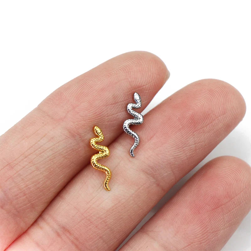 Rayos rosca interna Labret Piercing Corona Abeja Flores Cartílago Pendiente Trago Caracola Acero Inoxidable 316L Joyería Corporal