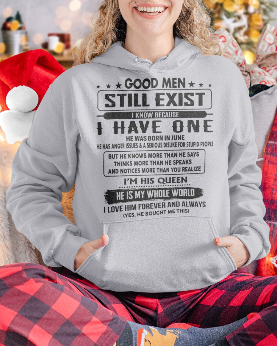 Junio - Los hombres buenos aún existen - regalo para tu novia, esposa de parte de tu esposo - NGHL06 (SKU-GM-06)